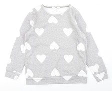 Womens UK Size 8 V by Very Grey Pullover Sweatshirt