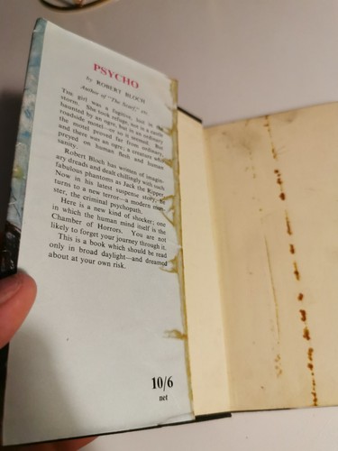 Psycho by Robert Block. Robert Hale London. 1960 First UK with dust wrapper - Picture 10 of 12