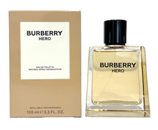 Burberry Hero for Men 3.3 oz EDT Spray NEW 100 AUTHENTIC