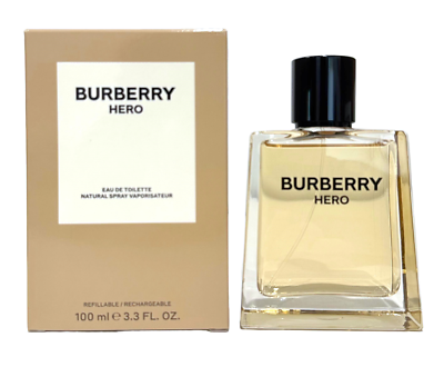 Burberry Hero for Men 3.3 oz EDT Spray NEW 100% AUTHENTIC | eBay
