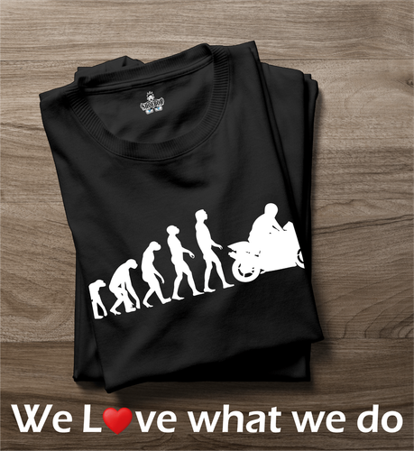 Motorbike Evolution T-Shirt Funny Biker Gift Superbike Motorcycle Tee Unisex - Picture 8 of 16