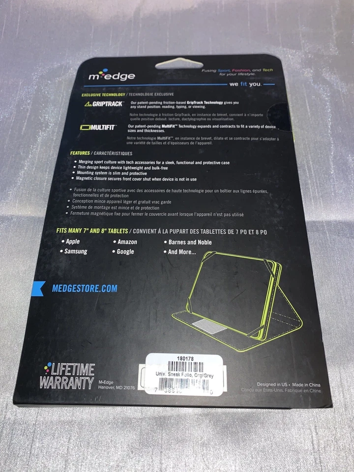M-Edge Universal SM Sneak Folio - 7-8” tablets (Apple,Samsung,Amazon,Google,LG,. - Image 2 of 2