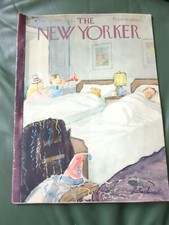 1956, December 29, THE NEW YORKER MAGAZINE - ILLUSTRATED COVER ART