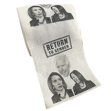 Toilet Paper Funny Anti-Democrat 2-Pack Biden Harris Pelosi  TP Novelty Gag Gift