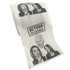 Toilet Paper Funny Anti-Democrat 2-Pack Biden Harris Pelosi  TP Novelty Gag Gift