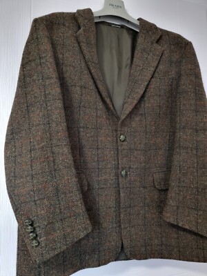 Vintage Men's Abercrombie & Fitch Harris Tweed Wool Blazer Vintage Men's Abercrombie & Fitch Harris Tweed Wool Blazer