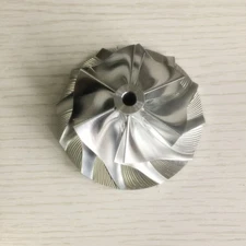 GT30 52.80/76.13mm 6+6 blades Turbocharger aluminum 2618/billet compressor wheel