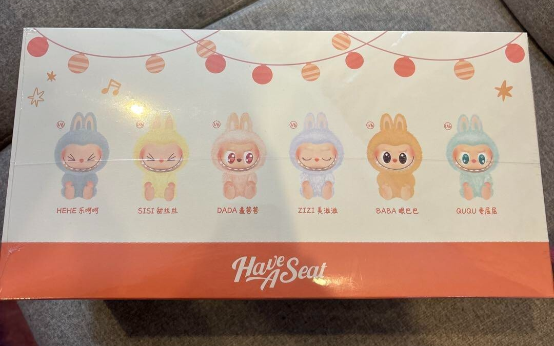 Pop Mart The Monsters Have a Seat Set of 6 Plush Blind Box Sealed