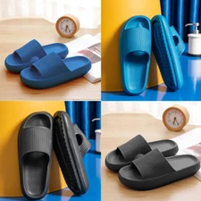 US Durable Cozy Pillow Slides Anti-Slip Sandals Ultra Soft Slipper Outdoor Shoe