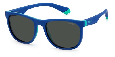 Brillen Sonnen- Polaroid Kinder PLD 8049/S 465 (M9) Azure Grün/Grau Polarized