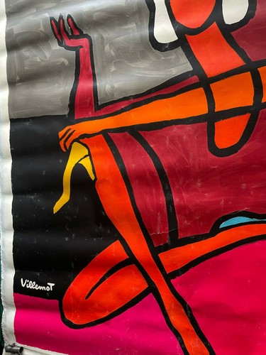 Affiche publicitaire,155x111cm sur toile, Bally par Villemot circa années 1970. - Photo 8/12