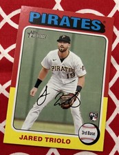 2024 Topps Heritage - Rookies #253 Jared Triolo (RC) Pittsburgh Pirates