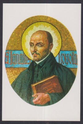 Holy card de San Ignacio de Loyola santino image pieuse estampa