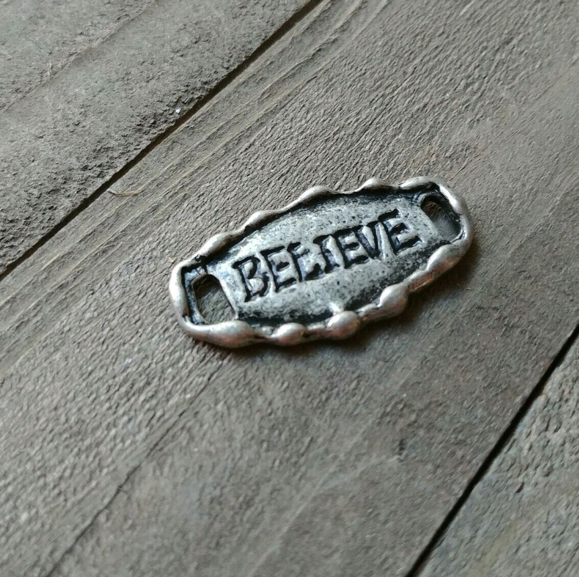 Believe Pendant Word Charm Ranking TOP14 Be super welcome Connector Antiqued Link Silv Bracelet