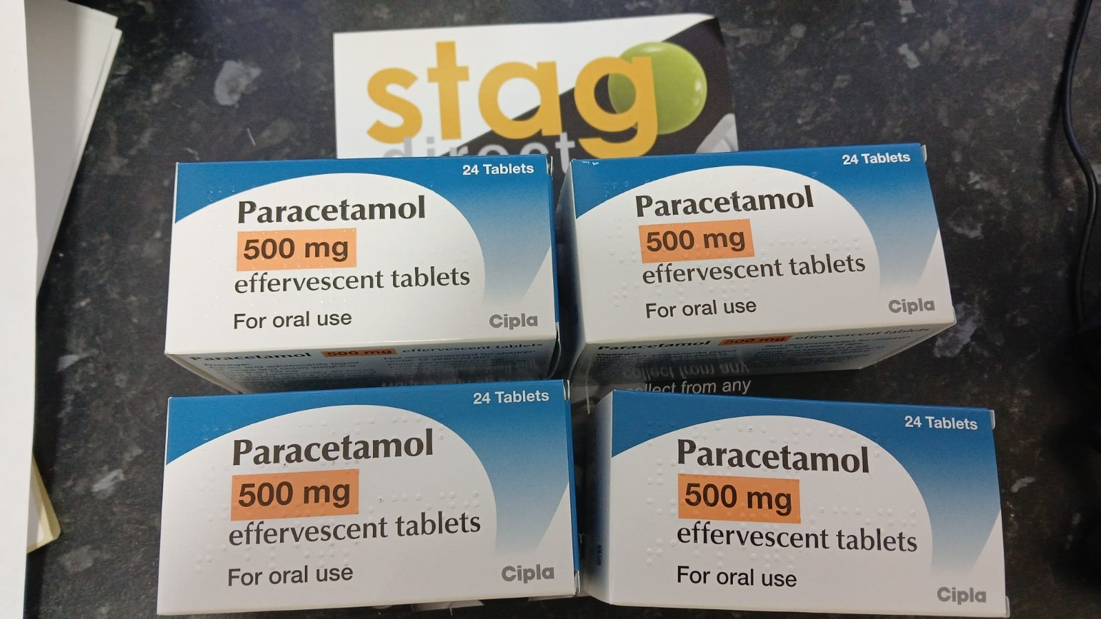 Paracetamol Effervescent 500mg SOLUBLE  - CIPLA BRAND 07/2026