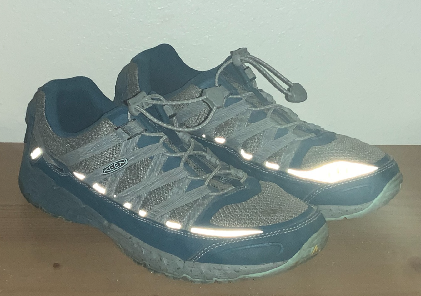Scarpe da donna KEEN Versatrail trail running escursionismo leggere grigio blu taglia 10
