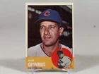 1963 Topps #416 Alex Grammas baseball card. Chicago Cubs. VG/EX