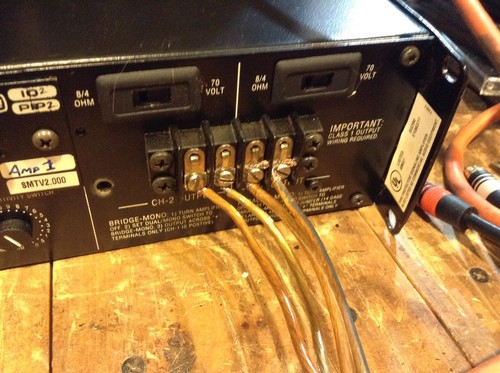 Amplificador de potencia profesional Crown Com-Tech 200 con módulo de entrada P.I.P IQ 2. - Imagen 9 de 10
