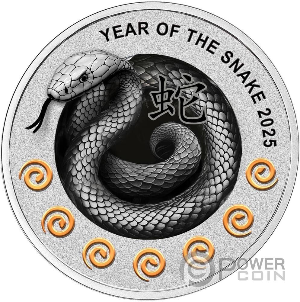 【イーグル銀貨】500枚限定Year of the Wooden Snake 2025 American Silver Eagle - Year of the Wooden Snake - Hero