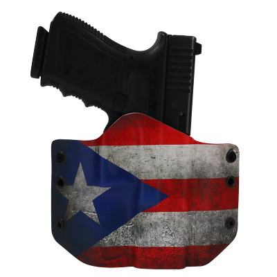 Smith & Wesson Handguns - OWB Holster - Optic Ready - Puerto Rican Flag