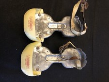 VINTAGE ADJUSTABLE METAL AND PLASTIC ROLLER SKATES by UNION HARDWARE