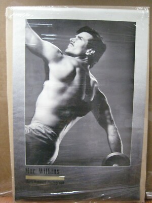 Mac Wilkins Athlete vintage poster Hot guy Mark Hanauer Photography Inv#G6341