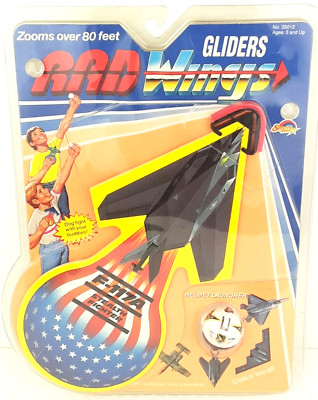 VTG New 1992 RAD WINGS GLIDER F-117A Stealth Fighter 35012 SPECTRA STAR FastShip