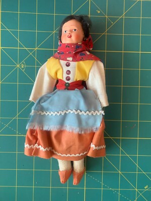 Vintage Greek Souvenir Travel Doll from Greece