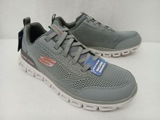 Skechers Men's Glide-Step Air Cooled Running Shoes 232135 Gray Sz 9
