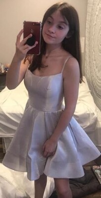 Short Glitter Prom Homecoming Dress with Pockets Backless for Juniors  Spaghetti | eBay