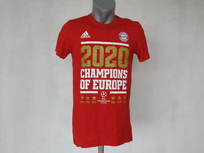 Bayern Munchen 2020 Champions of Europe FAN Jersey Adidas Red