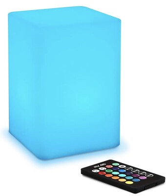 Mr.Go 6-inch Dimmable LED Night Light Mood Lamp for Kids and Adults - 16 RGB 