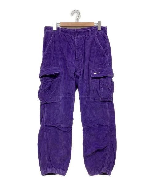 Pantalon cargo Supreme Nike Arc velours côtelé violet taille M AUTHENTIQUE vintage coton