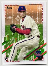 2021 Topps Walmart Holiday #HW169 Connor Brogdon RC - Phillies