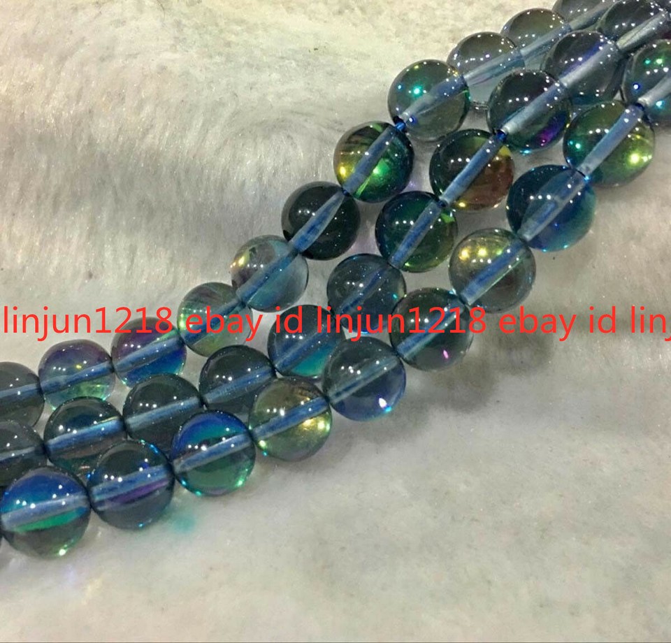 Round 8mm White Rainbow Moonstone Beads, Beads For Necklace, Ring At ₹ 870/piece In Pune - Foto 5