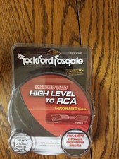 New Rockford Fosgate RFIF2SW Speakers Line High Level to Female RCA Audio Input