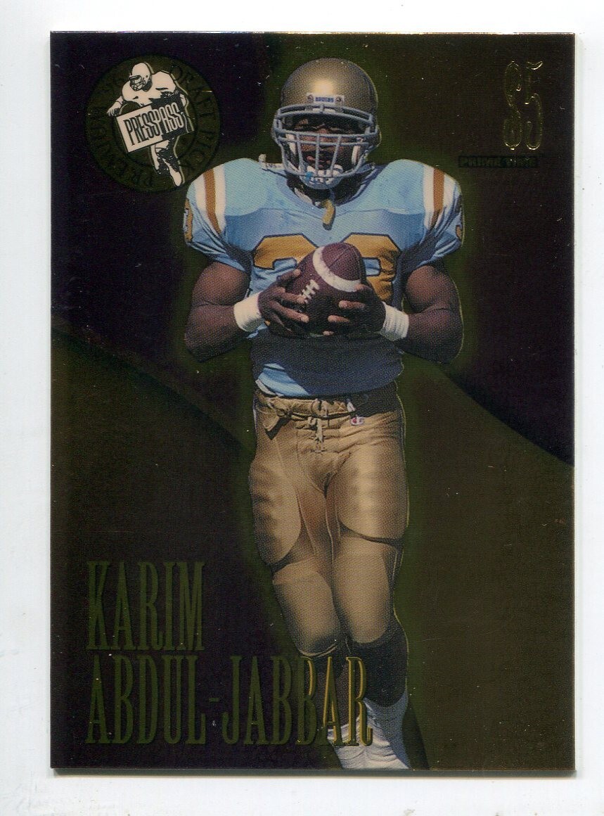 1996 Press Pass $5 Phone Card #5 Karim Abdul Jabbar UCLA Bruins