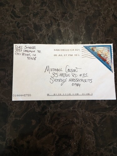 Duke Snider Signed Cut Autographed Address Index Card - Picture 2 of 2
