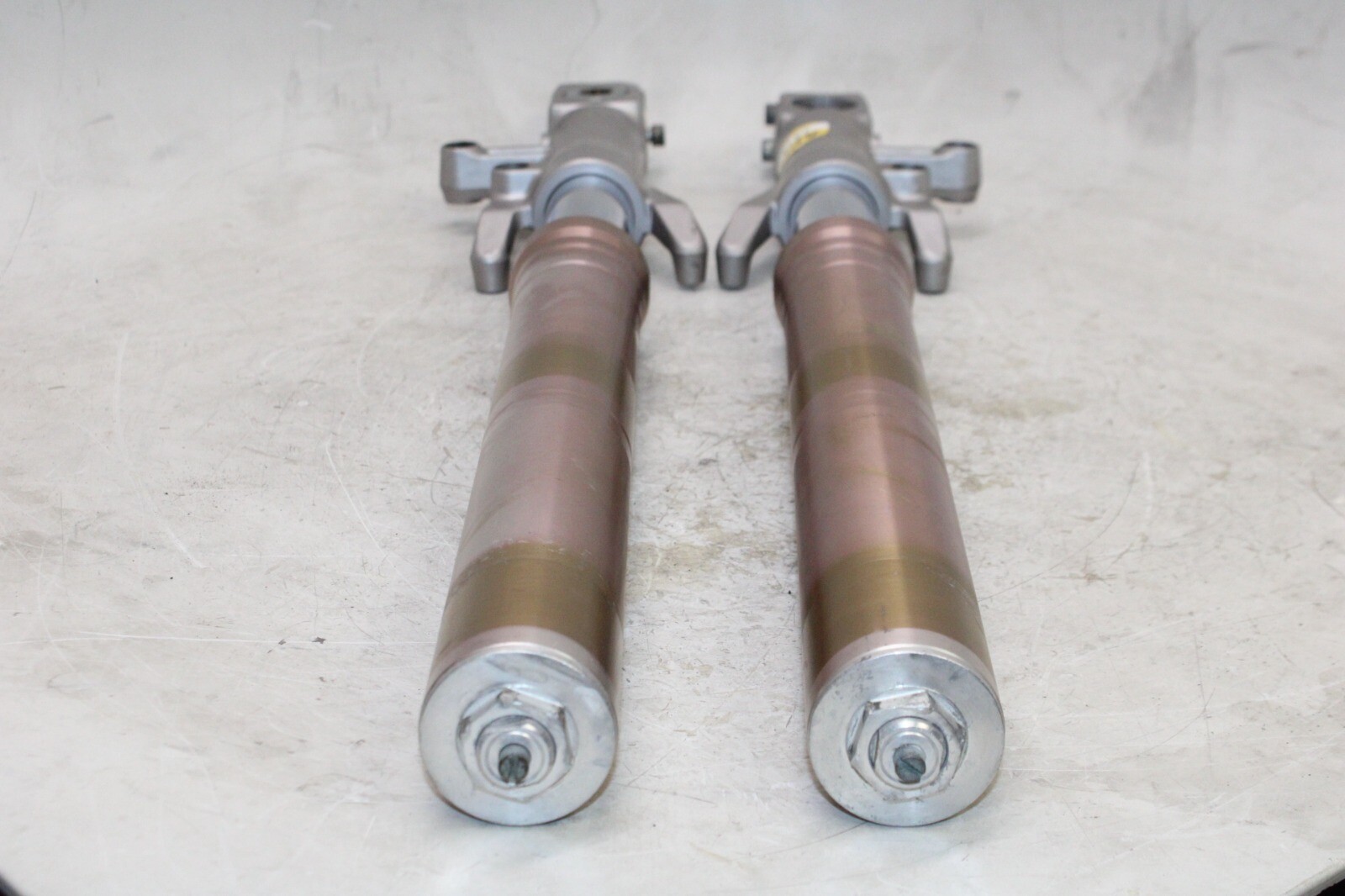 91-92 KAWASAKI NINJA ZX7 ZX750J OEM FRONT FORKS SHOCK SUSPENSION SET PAIR