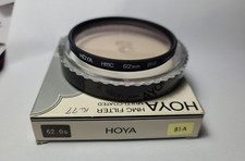 Hoya 81A / 62mm Filter w/ case and box / 3081