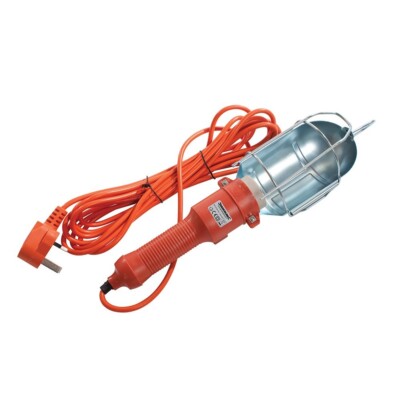 Silverline Arbeitsleuchte 60W, tragbare Netzarbeitsleuchte mit 5m Kabel