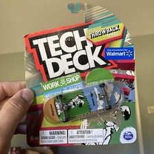 Tech Deck Throwback Series Ultra Rare Workshop Willy Santos Fingerboard