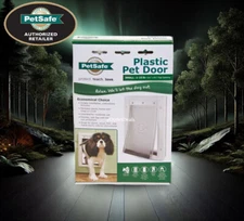 PetSafe Plastic Pet Door – Small | PPA00-10958 | For Pets Up to 15 lbs | Durable