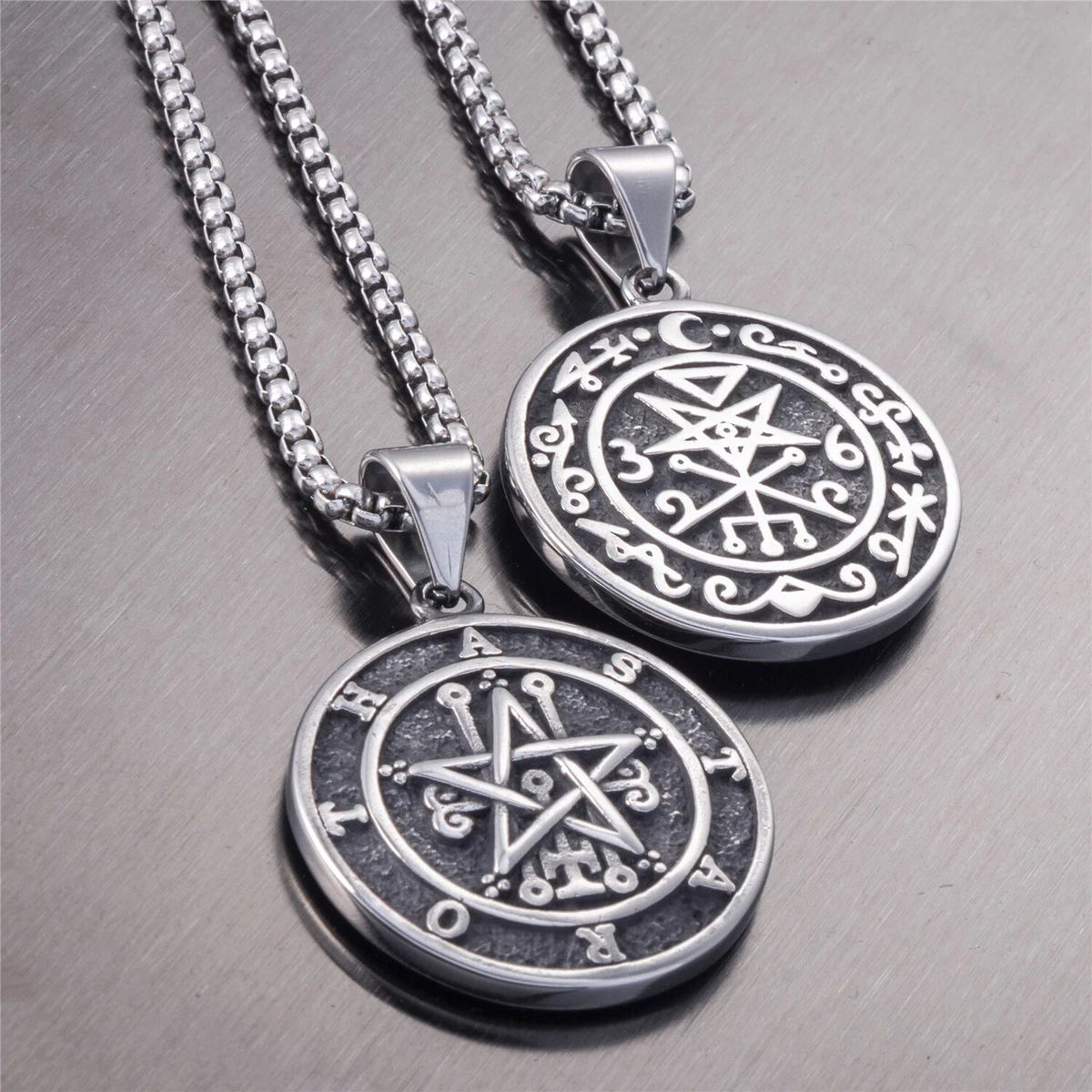 Stainless steel shop necklace set