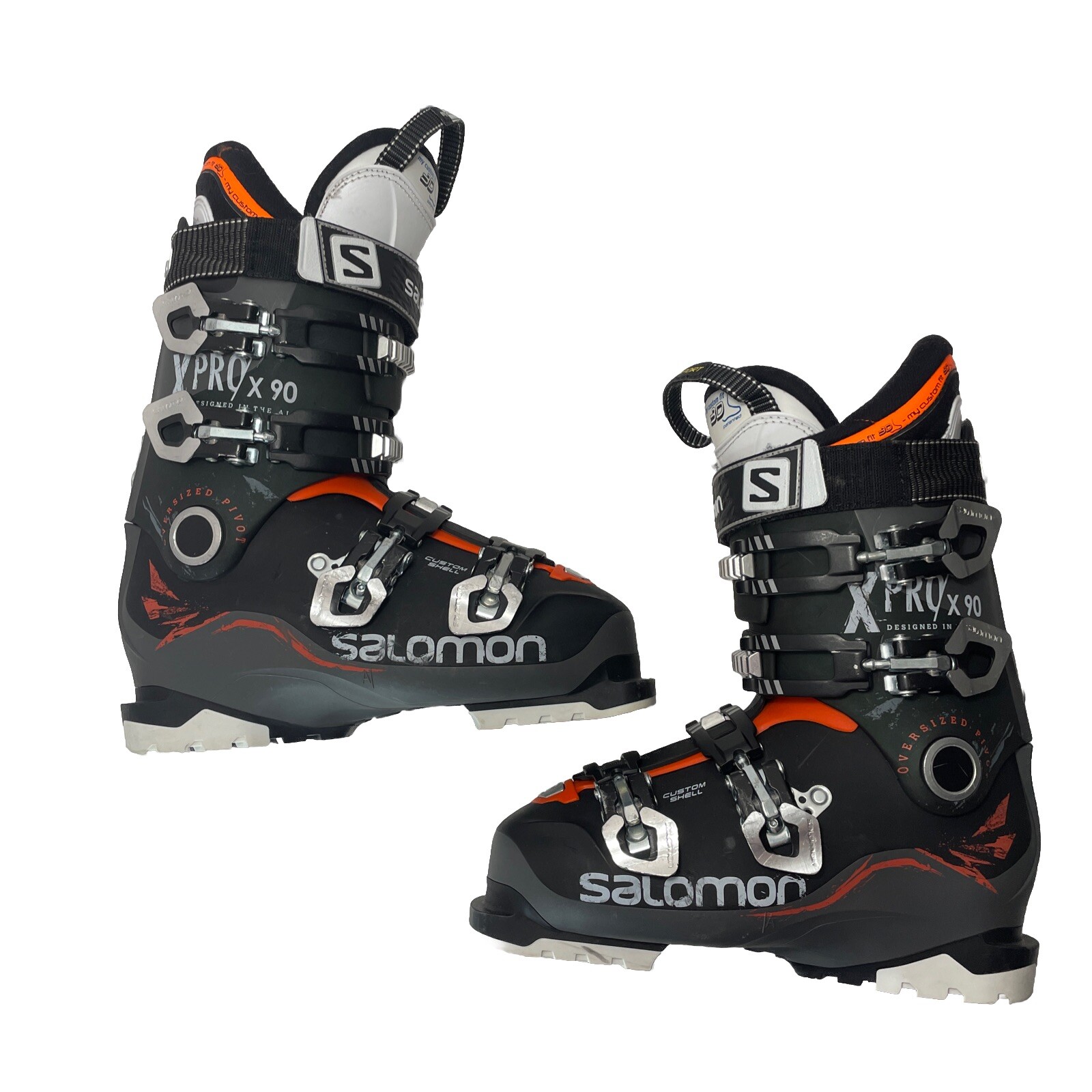 Scarponi da sci Salomon XPRO 90 taglia 25 25 5 nero arancione