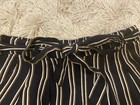 Forever 21 Striped Paper Bag Tie Front Shorts sz XS!! — photo 2