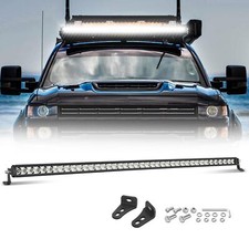 40 Led Light Bar 280w Spot Flood Combo Single Row Light Bar Roof Mount Off Road