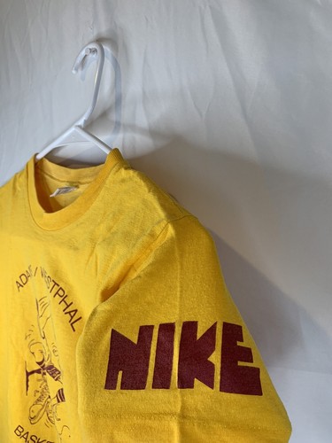 VTG Nike 1970's Champion Tee Tag Adams Westphal Basketball T-shirt 1980's Block - Picture 3 of 12