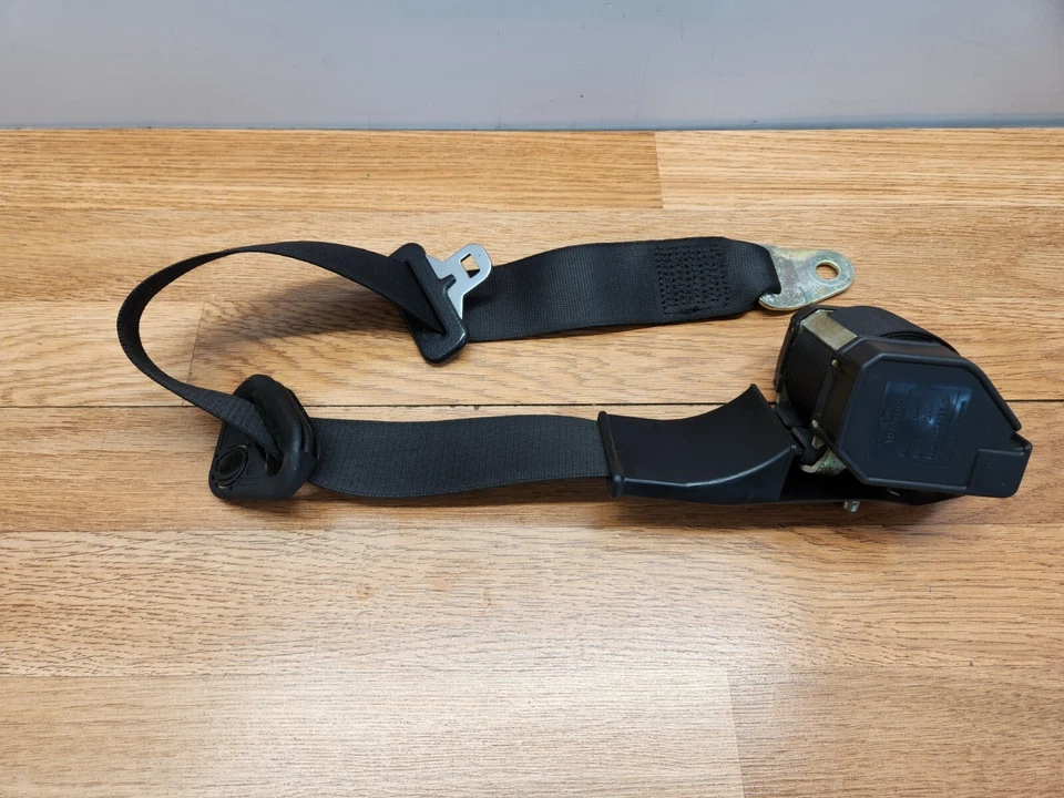 ✅ 82-88 OEM BMW E28 528 M5 Sedán Cinturón de seguridad trasero derecho pasajero retractor Foto 2 de 4