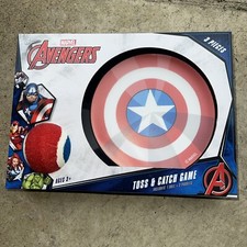 Marvel Avengers Toss  Catch Game 3pc Set - 2 Paddles  Ball Ages 3 NEW GB